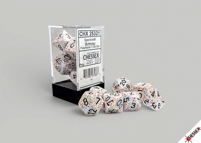 Chessex - Speckled Birthday Polyhedral 7-Dice Set