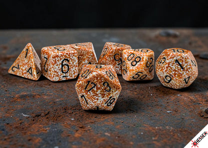 Chessex - Speckled Rust Polyhedral 7-Dice Set