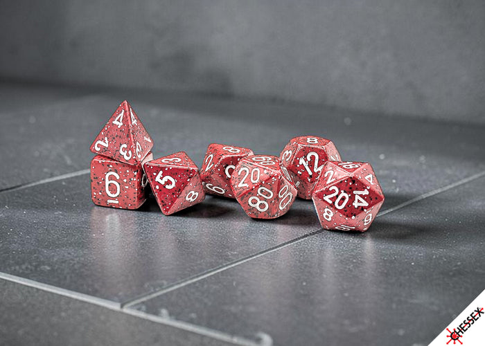 Chessex - Speckled Lava Stone Polyhedral 7-Dice Set