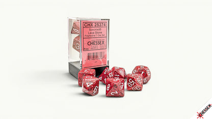 Chessex - Speckled Lava Stone Polyhedral 7-Dice Set