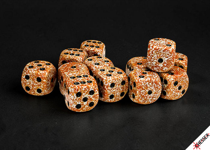Chessex - Speckled Rust 16mm d6 Dice Block (12 dice)