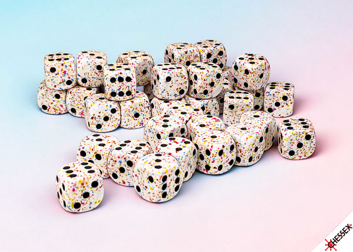 Chessex - Speckled Birthday 12mm d6 Dice Block (36 dice)