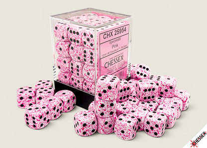 Chessex - Speckled Pink 12mm d6 Dice Block (36 dice)