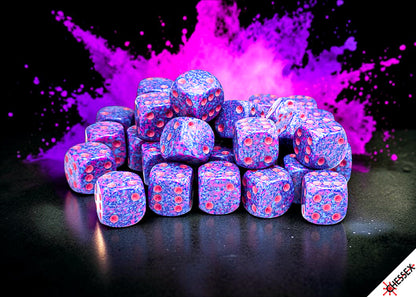 Chessex - Speckled Purple Passion 12mm d6 Dice Block (36 dice)