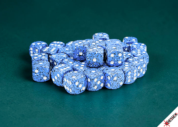 Chessex - Speckled Ocean Stone 12mm d6 Dice Block (36 dice)