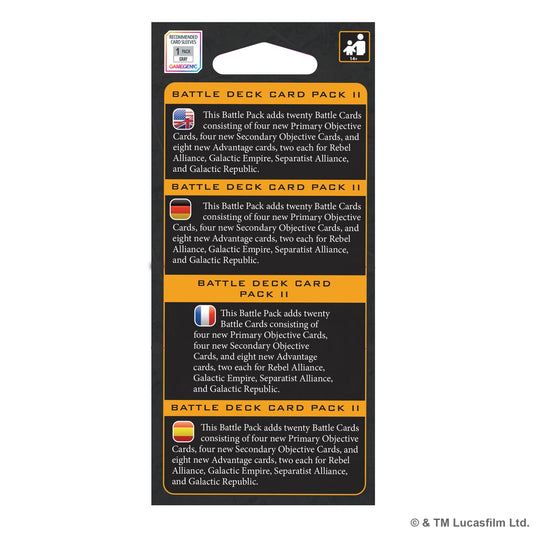 Star Wars Legion - Battle Deck Card Pack II
