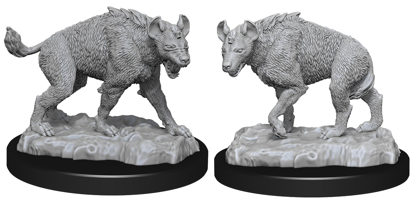 Deep Cuts Unpainted Miniatures: W14 - Hyenas