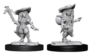 Deep Cuts Unpainted Miniatures: W15 - Gnome Bard Female