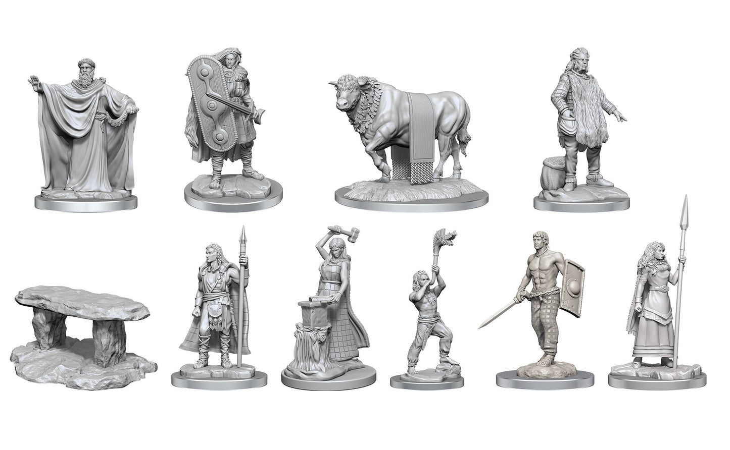 Deep Cuts Unpainted Miniatures: W17 - Brigante Celts