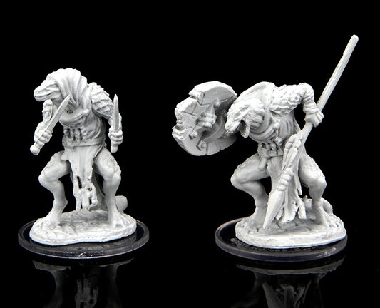 Critical Role Unpainted Miniatures: W02 - Kuul`tevir Javelineer & Assassin