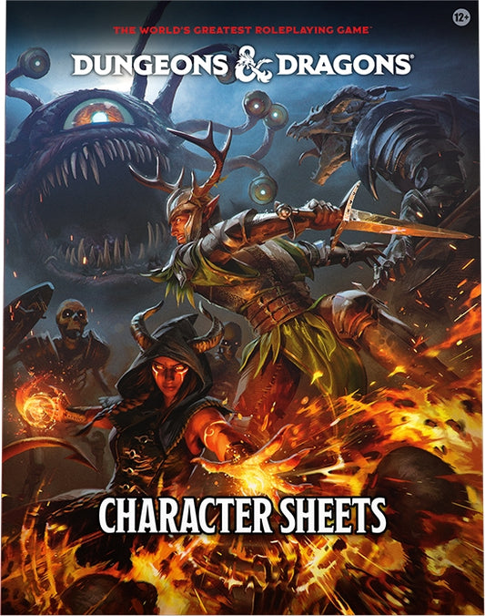 Dungeons and Dragons, Character Sheets (2024)