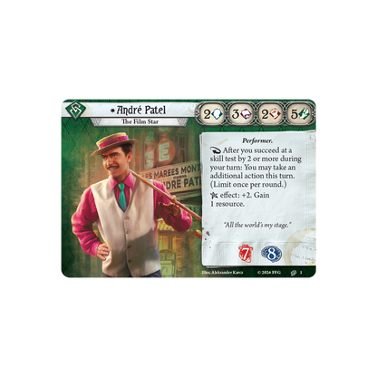 Arkham Horror: The Card Game - André Patel Investigator Deck