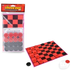 Travel- Size Checkers Set
