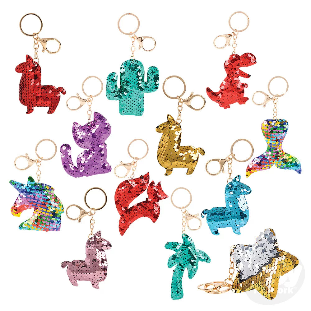Sequin Flip Keychain (random)