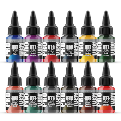 Monument Hobbies - Pro Acryl 1-Step Paint: Set #1