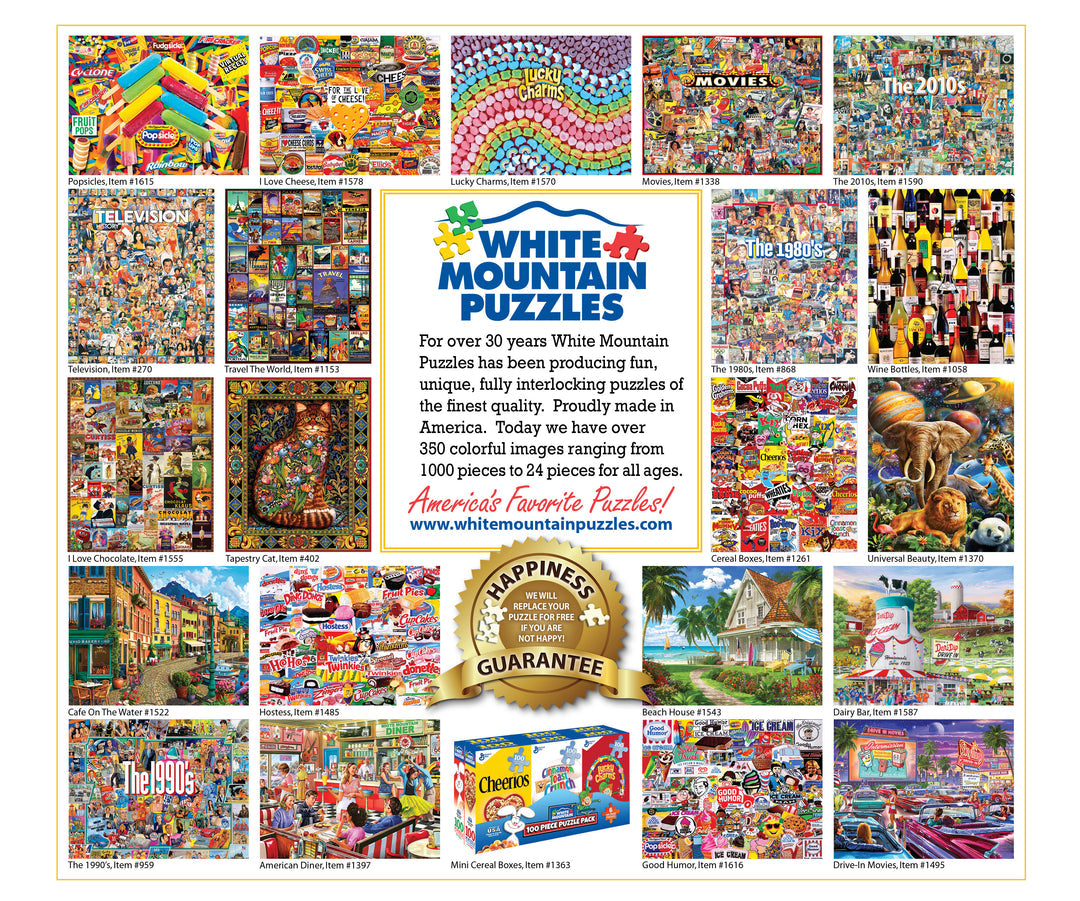 White Mountain Puzzles - Christmas Door