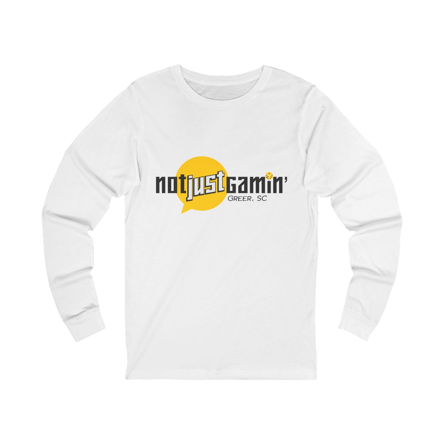 Not Just Gamin' Unisex Jersey Long Sleeve Tee