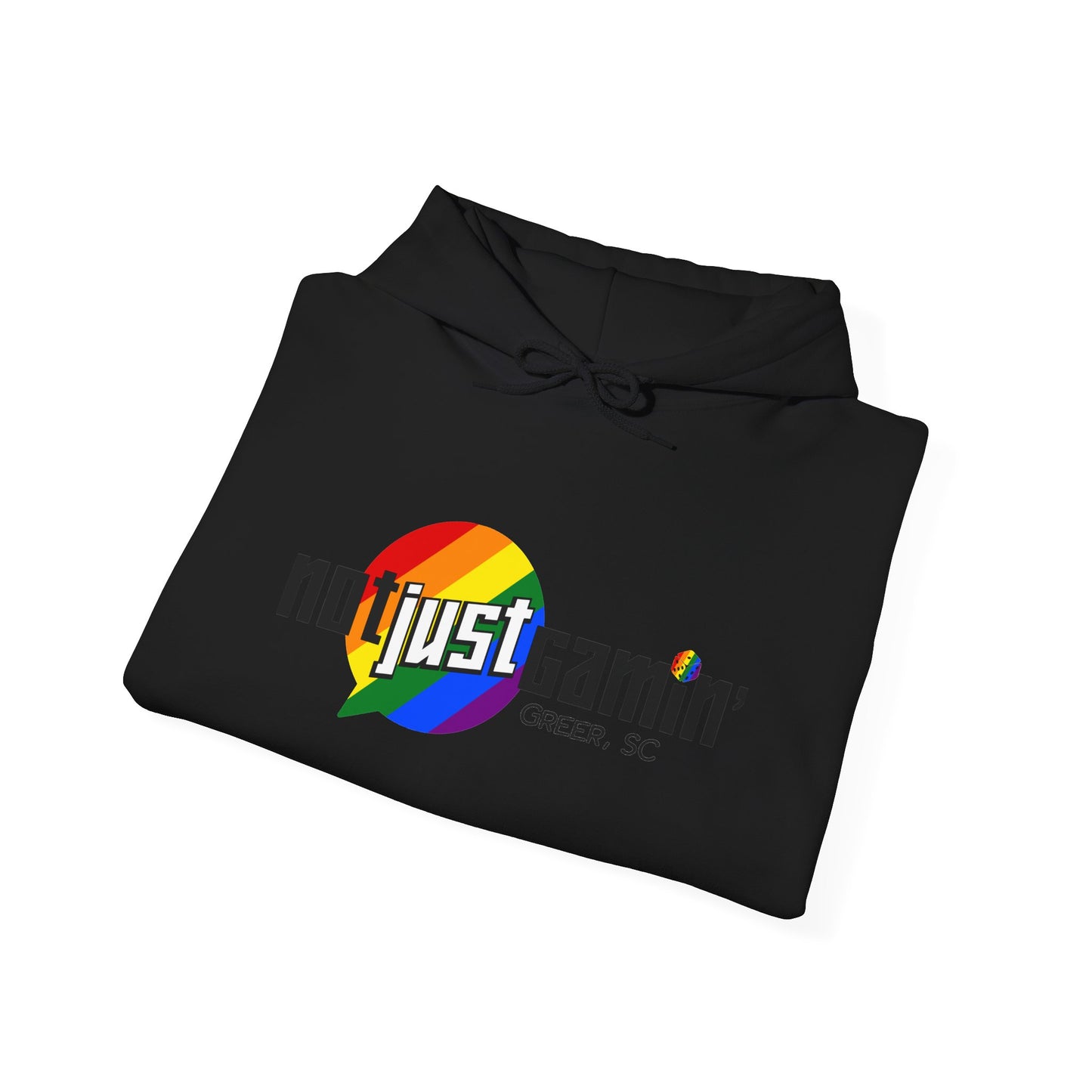 Not Just Gamin' Pride Unisex Heavy Blend™ Hooded Sweatshirt