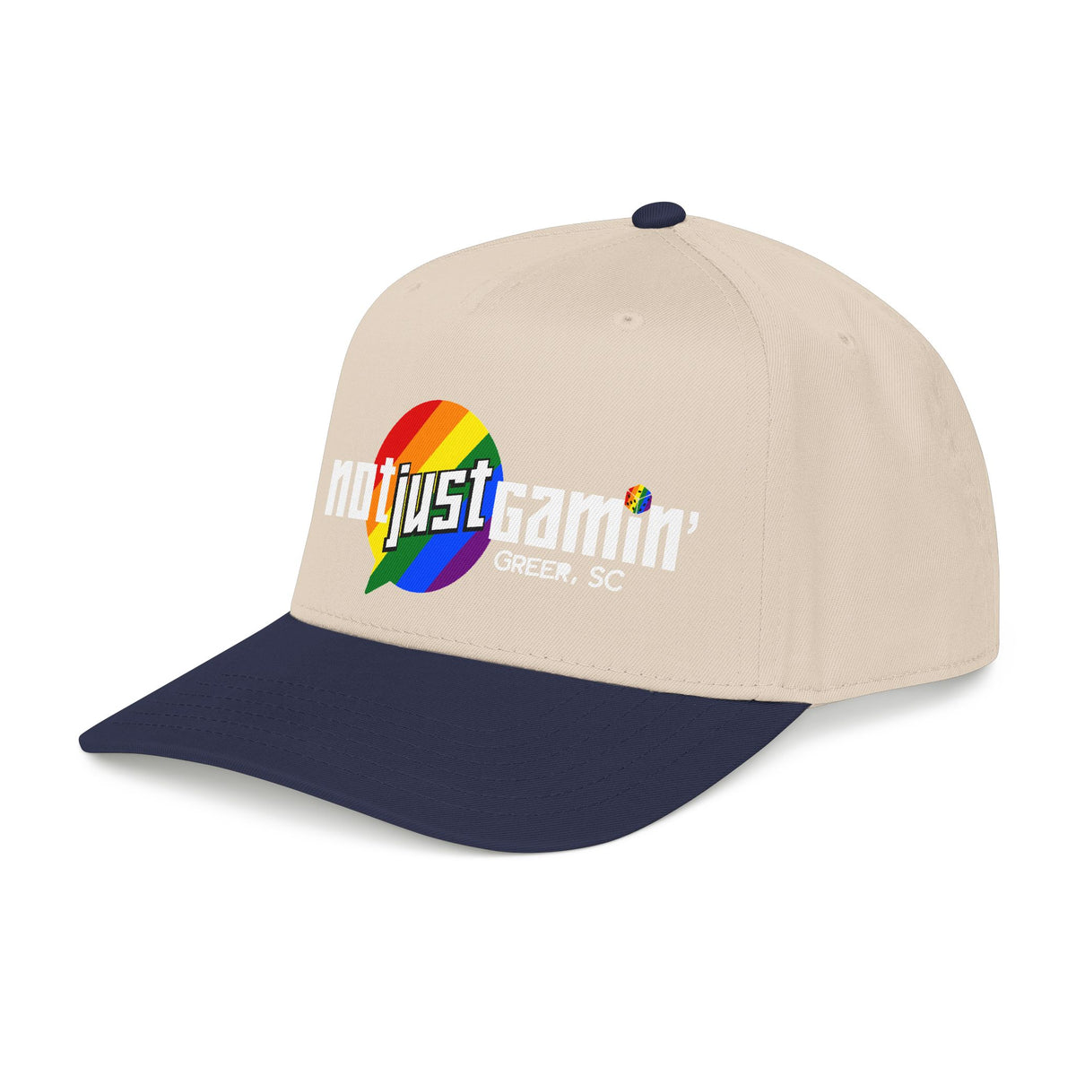 Not Just Gamín' Pride Baseball Cap
