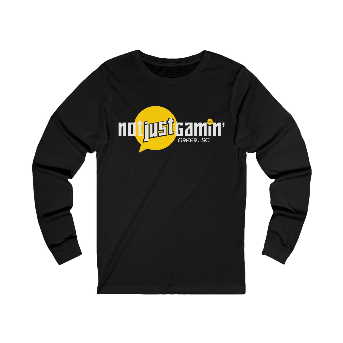 Not Just Gamin' Unisex Jersey Long Sleeve Tee