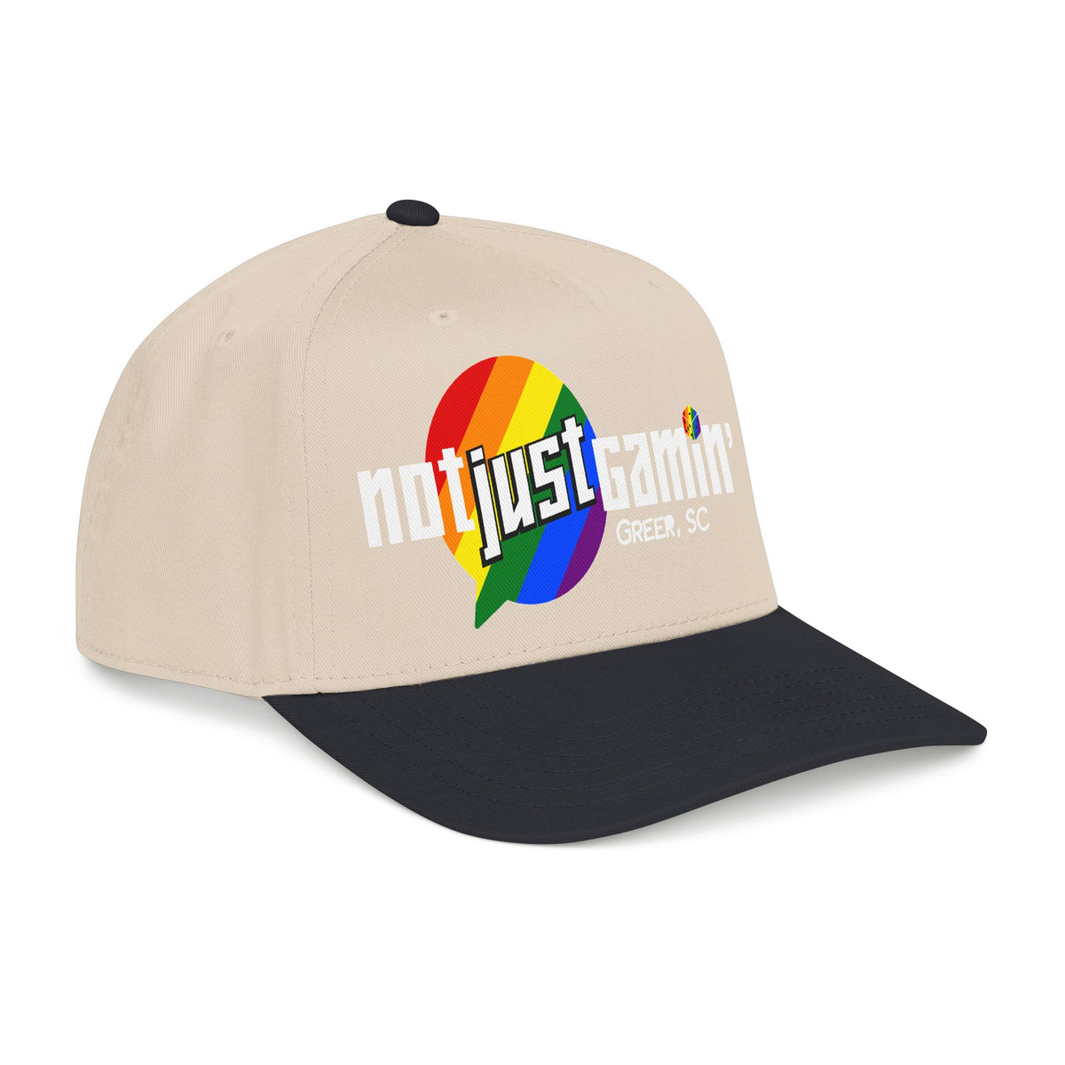 Not Just Gamín' Pride Baseball Cap