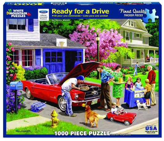 White Mountain Puzzles  - Ready for a Drive