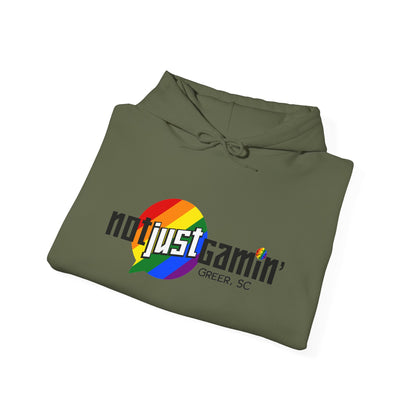 Not Just Gamin' Pride Unisex Heavy Blend™ Hooded Sweatshirt