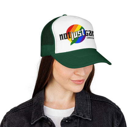 Not Just Gamin' Pride Foam Trucker Hat