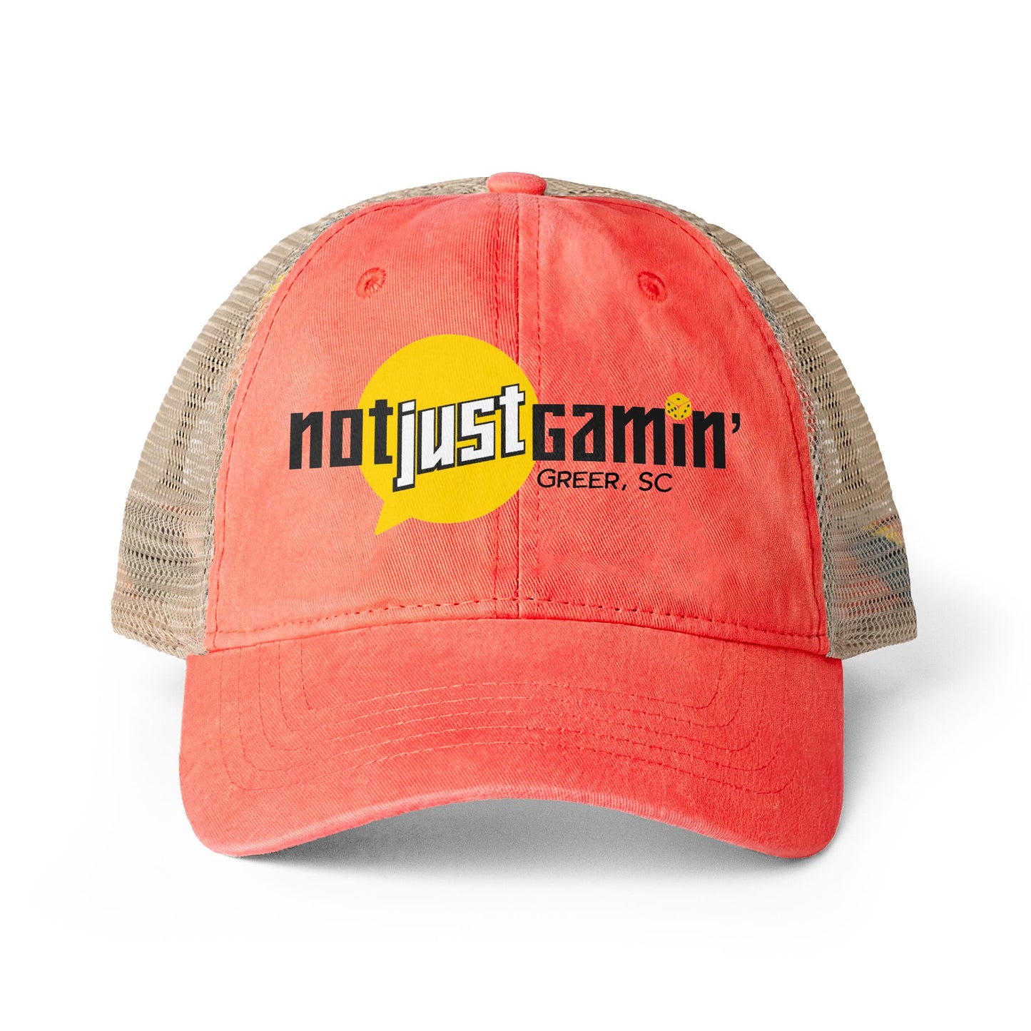 Not Just Gamin' Women's Washed Mesh-Back Cap