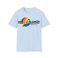 Not Just Gamin' Pride Unisex Softstyle T-Shirt