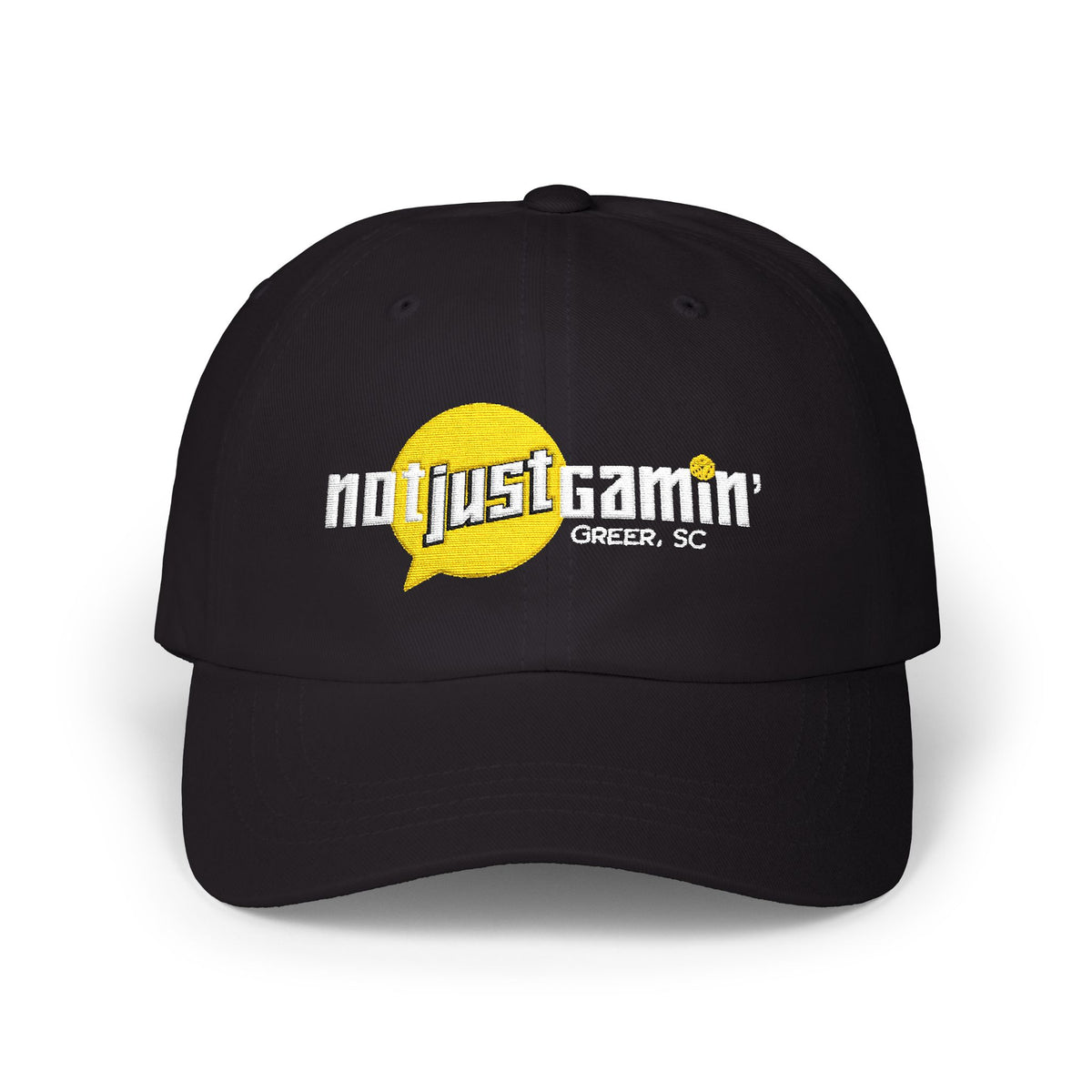 Not Just Gamin' Embroidered Casual Baseball Hat
