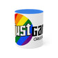 Not Just Gamin' Pride Paint Night Mugs, 11oz