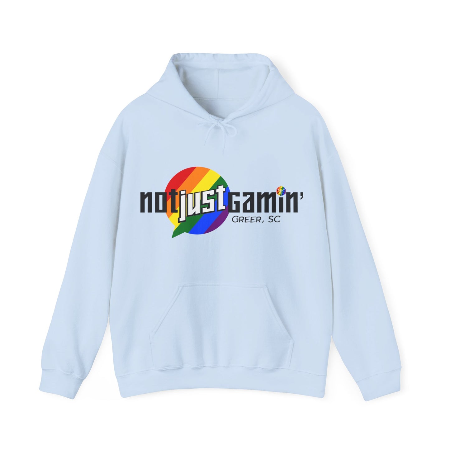 Not Just Gamin' Pride Unisex Heavy Blend™ Hooded Sweatshirt