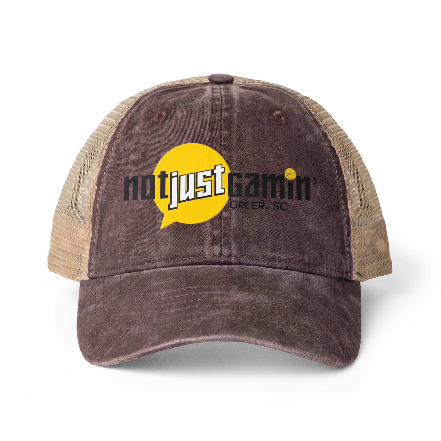 Not Just Gamin' Women's Washed Mesh-Back Cap