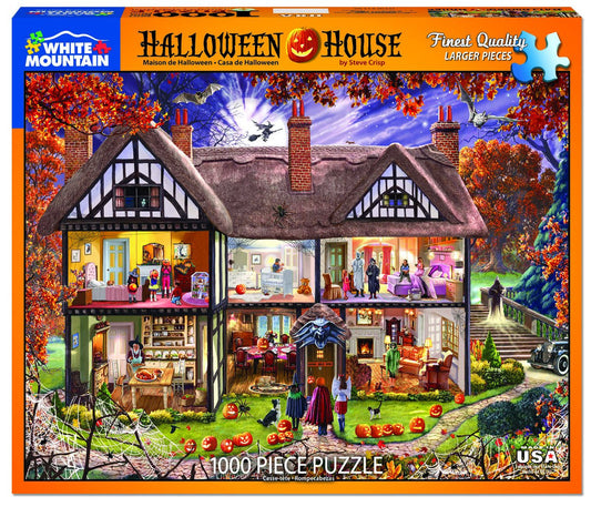 White Mountain Puzzle - Halloween House