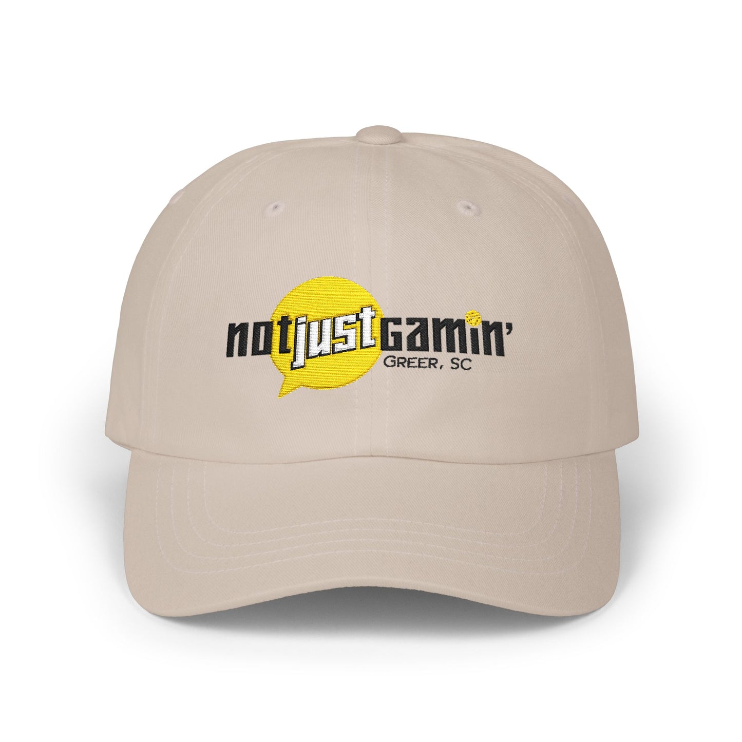 Not Just Gamin' Embroidered Casual Baseball Hat