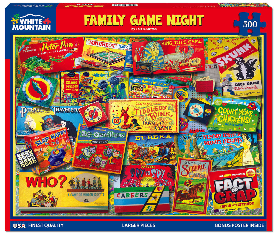 White Mountain Puzzles  - Family Game Night