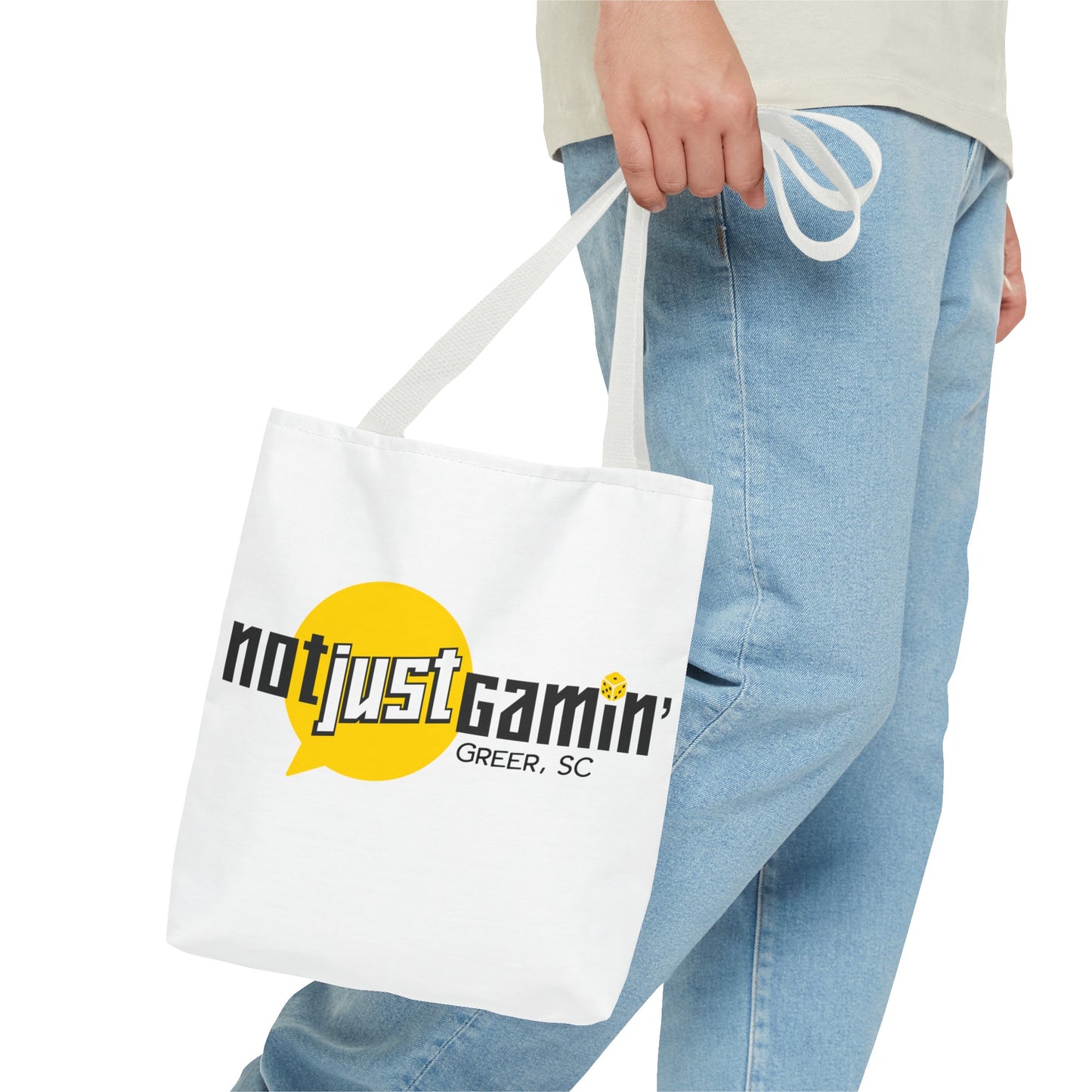 Not Just Gamin' Tote Bags