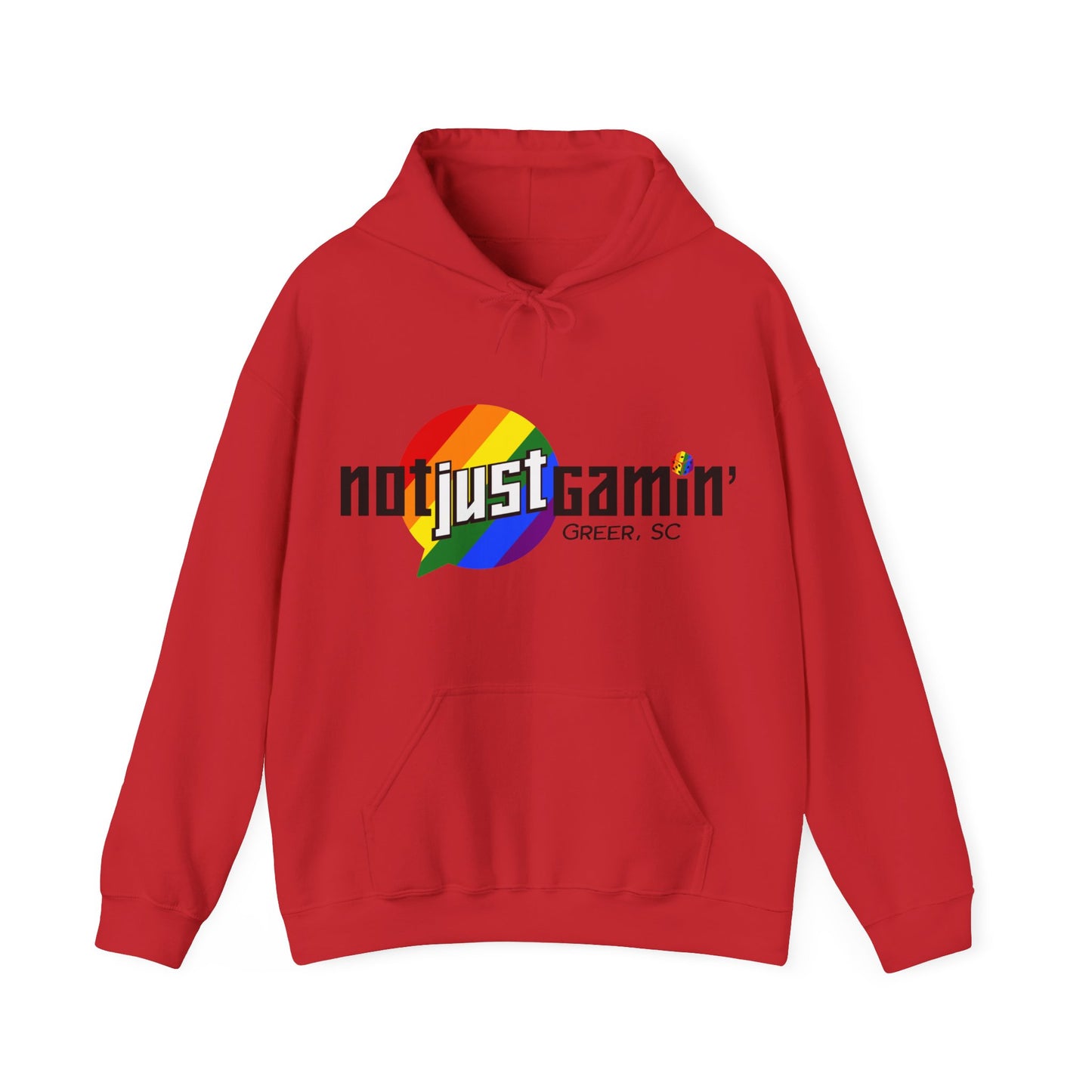 Not Just Gamin' Pride Unisex Heavy Blend™ Hooded Sweatshirt