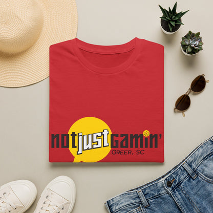 Not Just Gamin' T-Shirt — Greer, SC Retro Gaming Tee