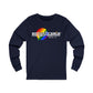 Not Just Gamin' Pride Unisex Jersey Long Sleeve Tee