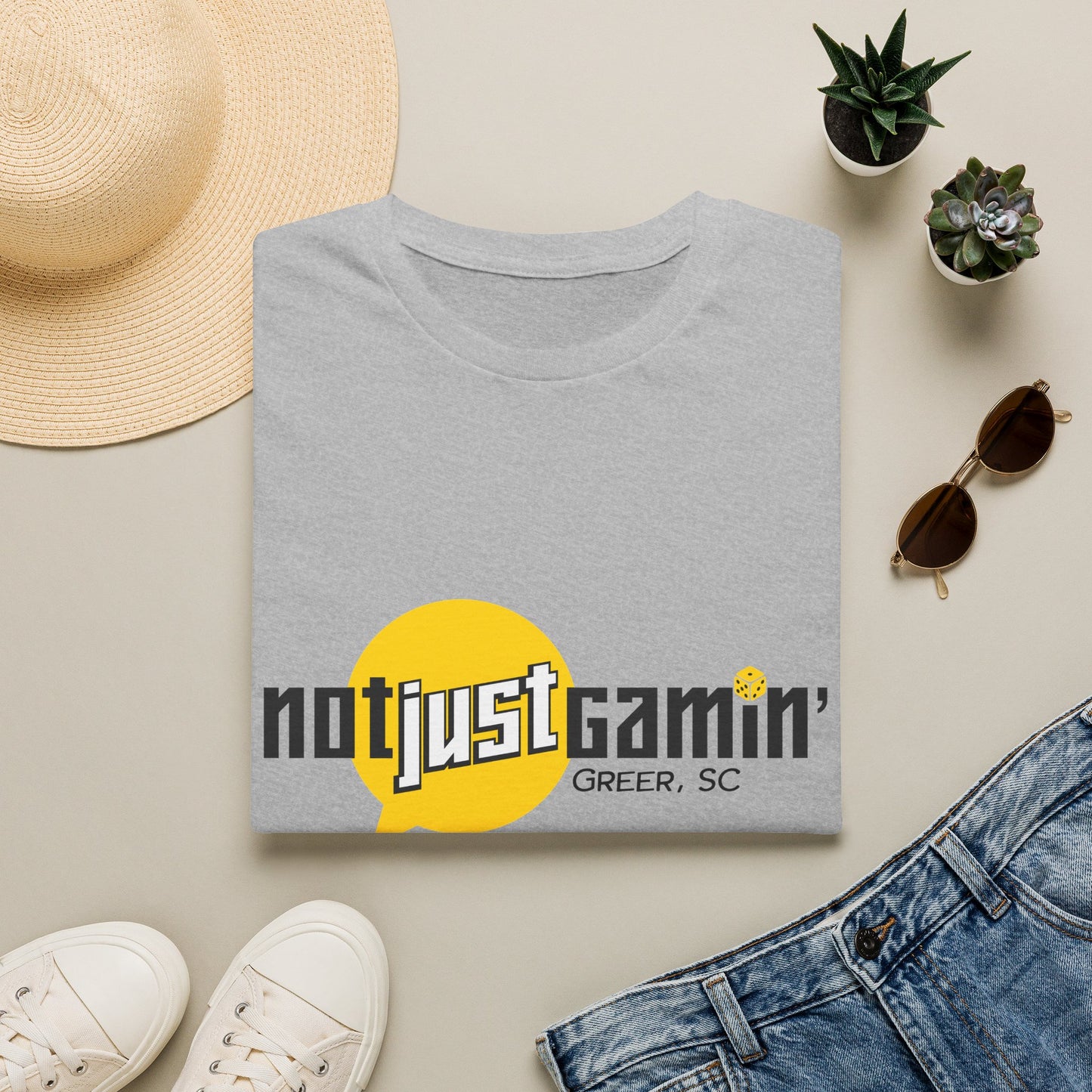 Not Just Gamin' T-Shirt — Greer, SC Retro Gaming Tee