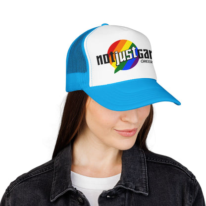 Not Just Gamin' Pride Foam Trucker Hat