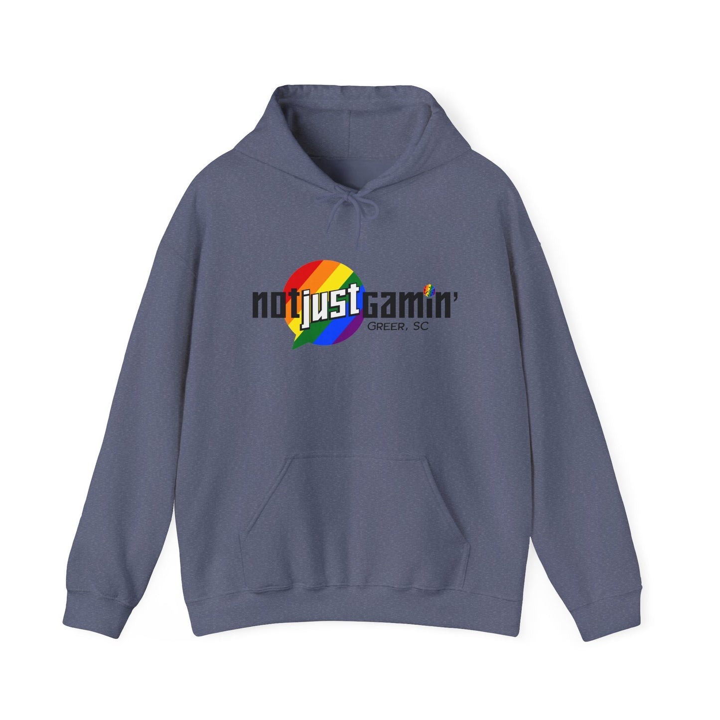 Not Just Gamin' Pride Unisex Heavy Blend™ Hooded Sweatshirt