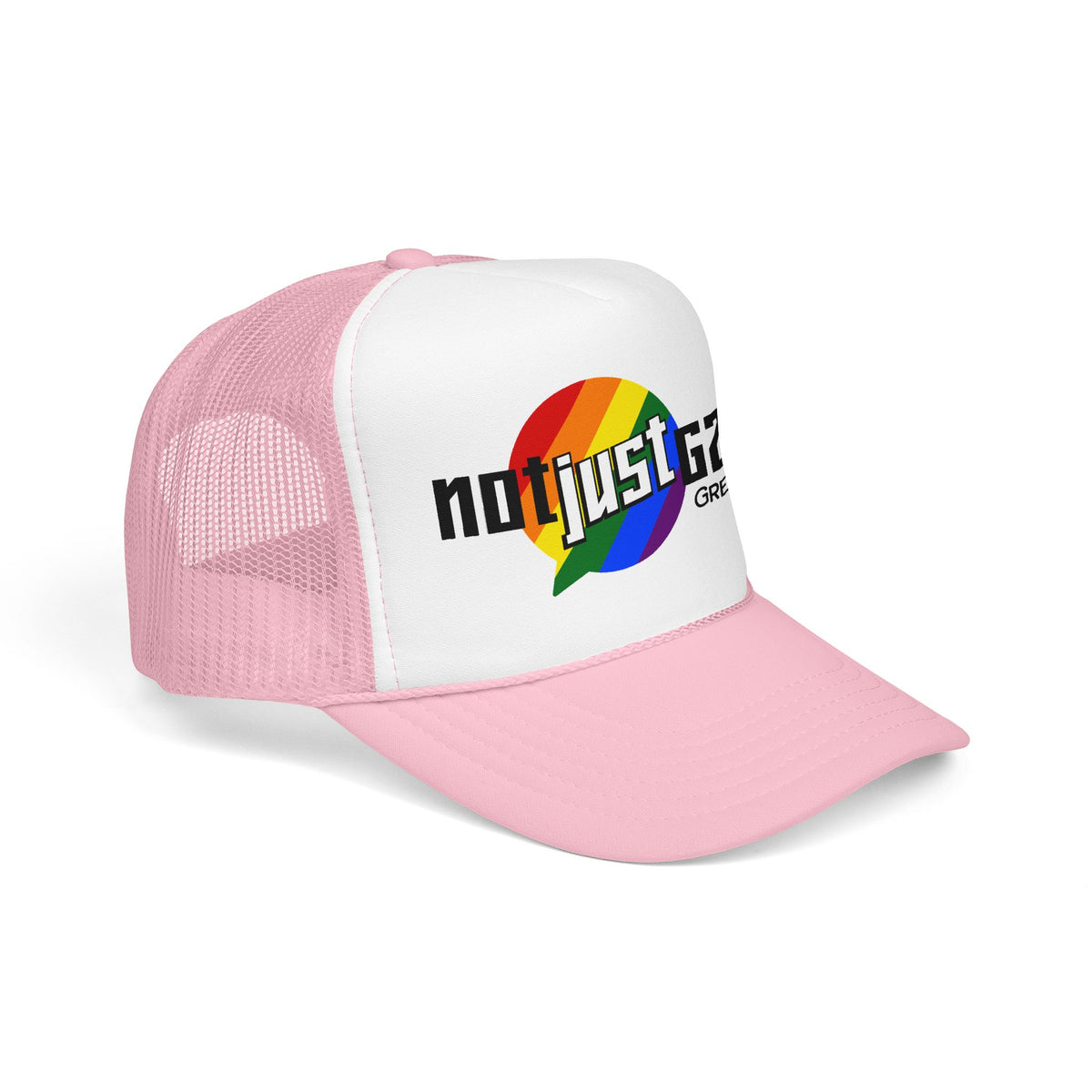 Not Just Gamin' Pride Foam Trucker Hat