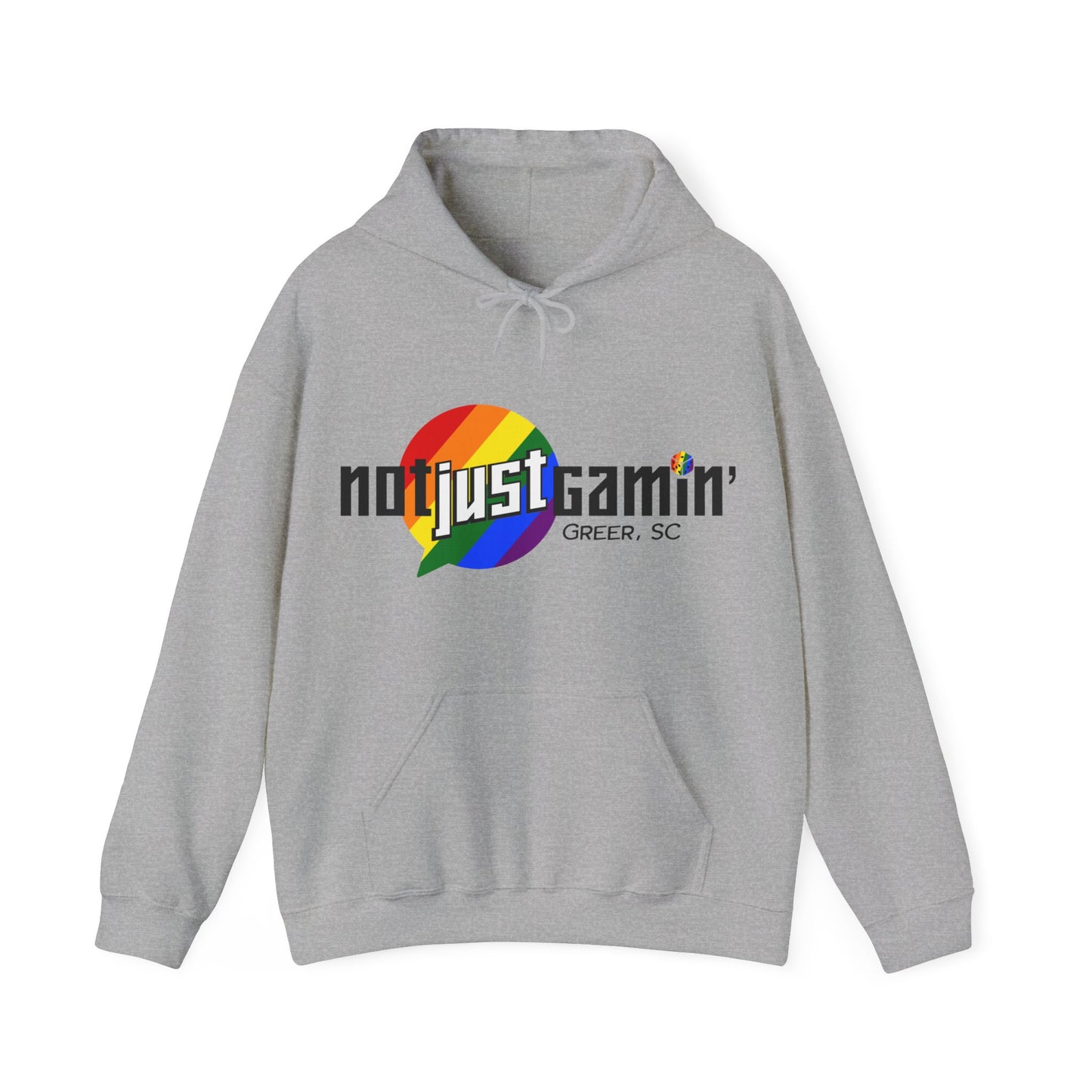 Not Just Gamin' Pride Unisex Heavy Blend™ Hooded Sweatshirt