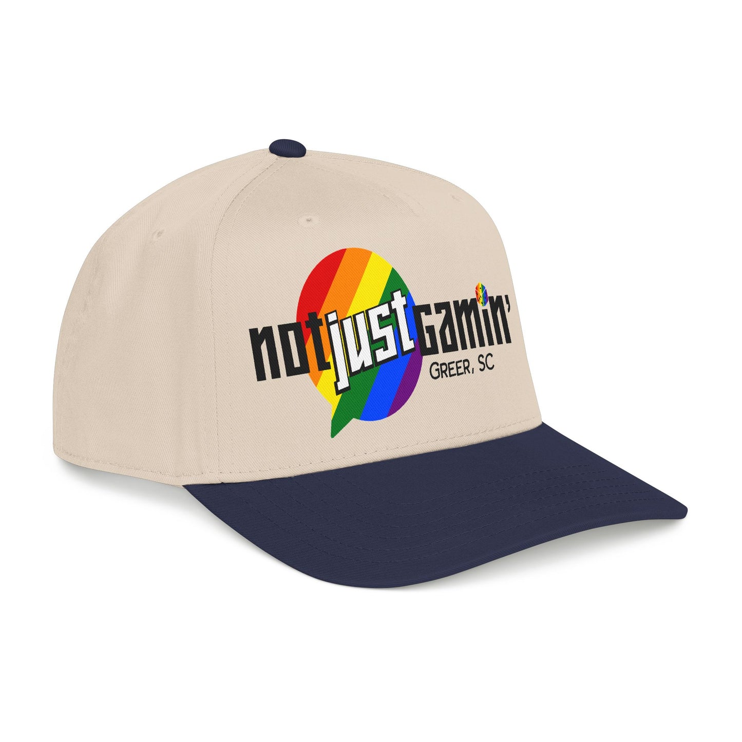 Not Just Gamín' Pride Baseball Cap