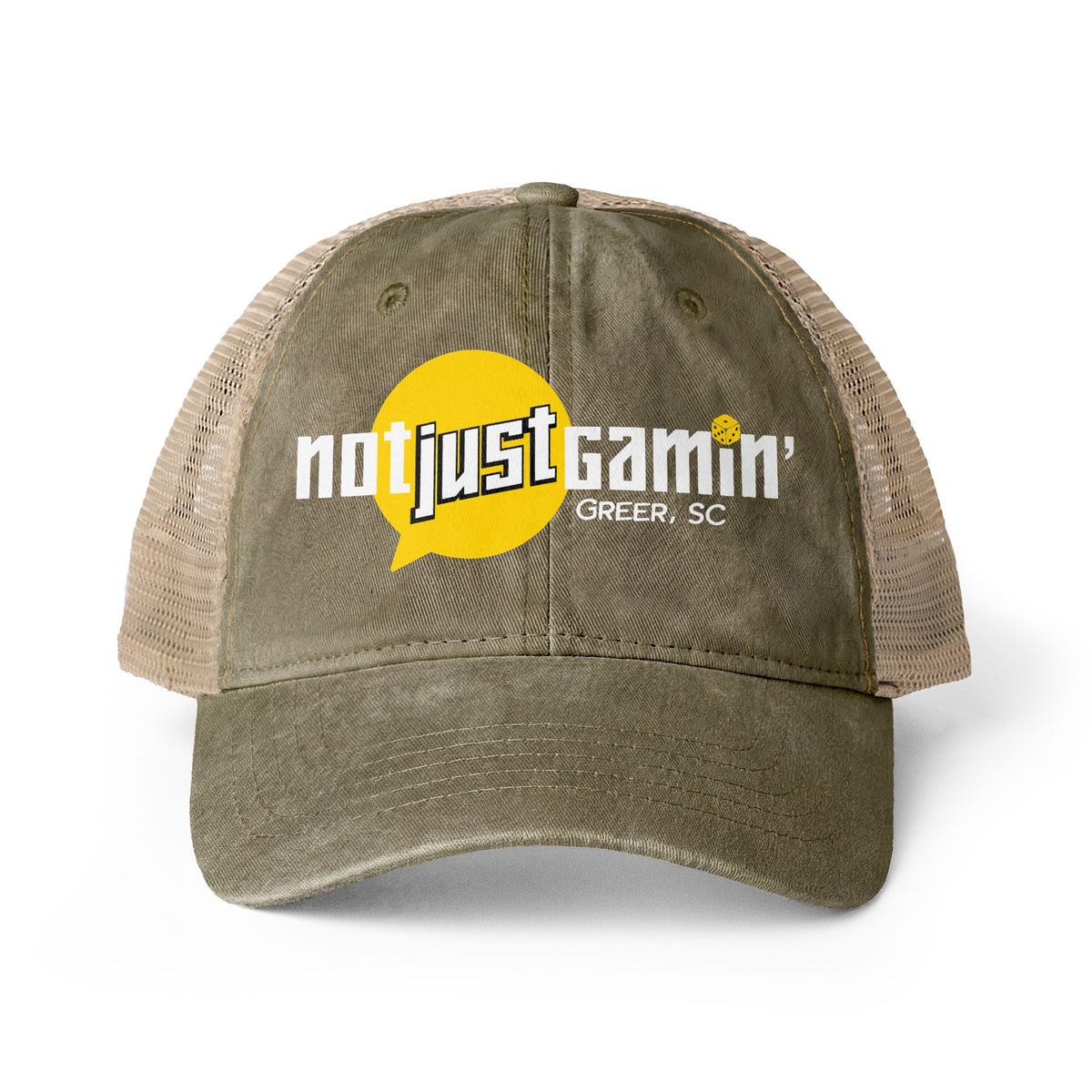 Not Just Gamin' Women's Washed Mesh-Back Cap