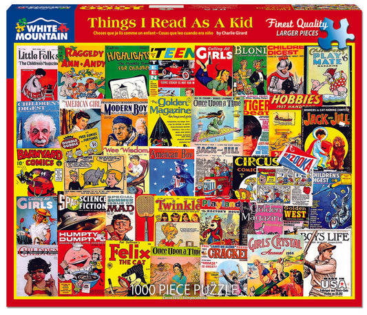 White Mountain Puzzles  - Things I Read as a Kid