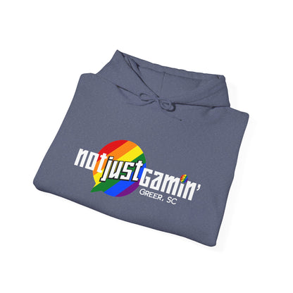Not Just Gamin' Pride Unisex Heavy Blend™ Hooded Sweatshirt